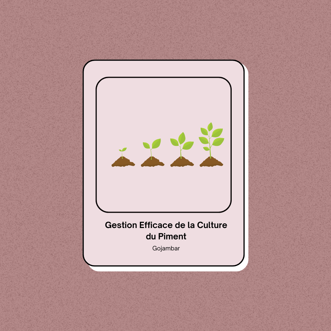 a card with plants growing out of soil